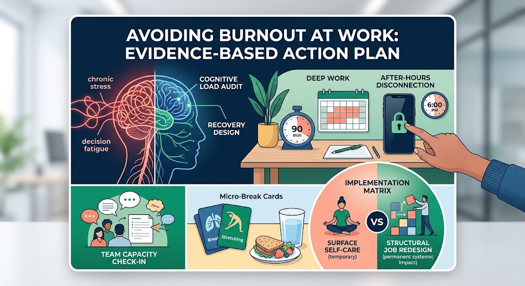 Avoiding Burnout at Work Action Plan